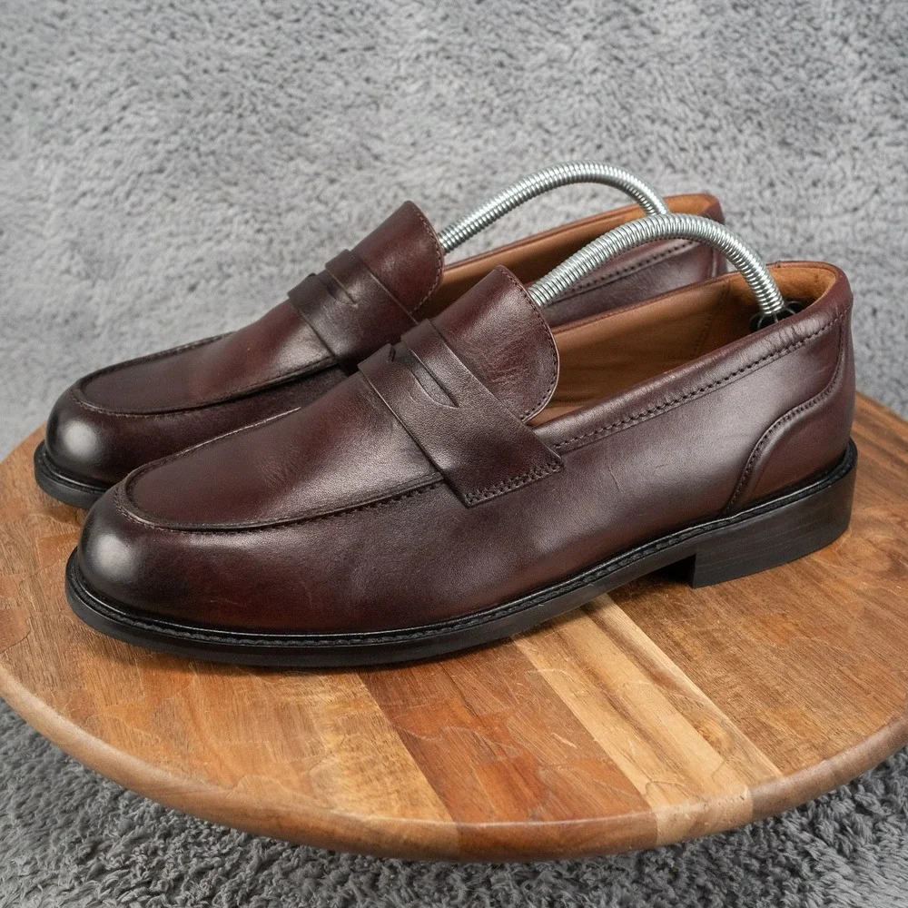 Clarks Men's Craft Arlo Lo Brown Loafers Slip On Shoes Size 10 M Craftmaster